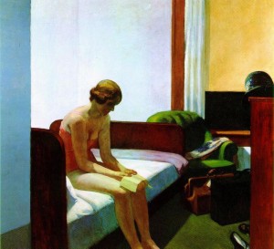 “Edward Hopper, Hotel Room, 1931”